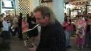 Carl Ferris SaxophoneMan in Fremont Street Las Vegas [upl. by Batha]