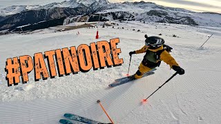 SLALOM entre les vacanciers SKI touristique à COURCHEVEL 😎 [upl. by Pacian]