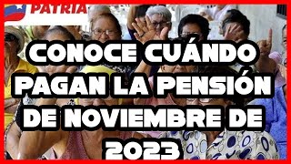 ✅cuando pagan la pensión amor mayo 100 AMOR MAYOR NOVIEMBRE 2023✅ [upl. by Howey]