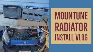 Mountune Radiator Install Vlog  Fiesta ST [upl. by Ada]