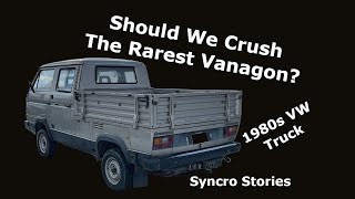 Should We Crush The Rarest Vanagon Tristar Syncro Doka Rescue [upl. by Findley]