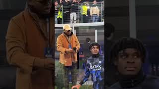 SAMUEL ETO’O RENCONTRE ZAMBO ANGUISSA ET YANN AUREL BISSECK ⚽️🔥 [upl. by Elrod]