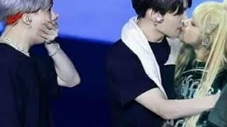 Lisa Kisses Jungkook on stage during performance 😮😳😱 [upl. by Cohn]