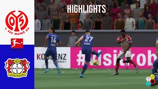 Fifa4 scorers for Leverkusen see off Mainz ⚽️  FSV Mainz vs Bayer Leverkusen Highlights [upl. by Ahsinyar]