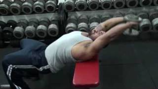 Dumbbell Pullover  Lat Exercises [upl. by Tnirb56]