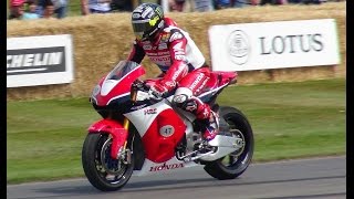 Street legal MotoGP bike Honda RC213 VS Sound [upl. by Libenson]