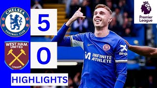 Chelsea vs West ham 50 HIGHLIGHTS All Goals [upl. by Bianka]