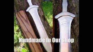 Spartan Lakonian or Xiphos Sword Our Handmade Sword History Fight Scenes Demo Slicing Power [upl. by Hannaj]