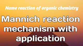 Mannich reaction mechanism with applicationprepration of trophenon [upl. by Xuagram]