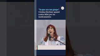 Cristina Kirchner cerró un encuentro sobre la salud y apuntó contra el Presidente [upl. by Quartas228]