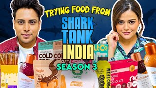 Trying SHARK TANK INDIA Season 3 Food Products 🦈 sharktankindia [upl. by Nnaeilsel5]