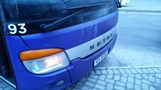 Setra D 417 GTHD Highway THRASH loud Retarder Nettbuss Express [upl. by Judus993]