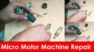 Micro Motor Machine Servicing  Jewellery Cutting Workshop [upl. by Dellora302]