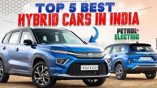 Top Five Best Hybrid Cars In India  Hybrid Cars In India  EV HINDI [upl. by Rosalinda]