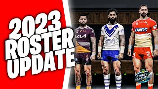 How to get 2023 NRL teams on Rugby League Live 4 EASY [upl. by Akiem182]