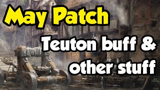 May Patch AoE2  Teuton buff amp other stuff [upl. by Cowie]