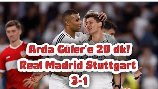 💥 Arda Gülere 20 dk Real Madrid Stuttgart 31 şampiyonlar ligi realmadrid ardaguler [upl. by Ennylcaj]