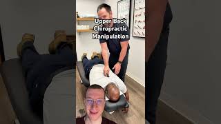 Upper Back Pain Chiropractic Manipulation chiropractor backpain [upl. by Netsirt]