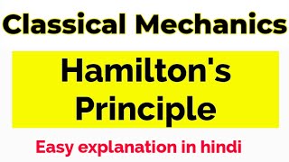 MSc Maths  Classical Mechanics  Hamiltons Principle [upl. by Karsten220]