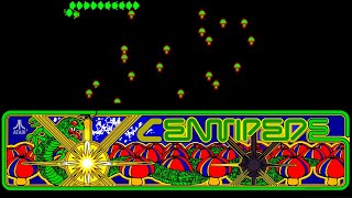 ORIGINAL CENTIPEDE Arcade Gameplay how to play [upl. by Blondelle]