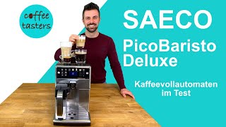 Saeco PicoBaristo Deluxe SM557310 im Test  5 Getränke live zubereitet [upl. by Leuams]