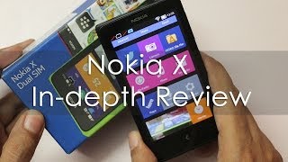 Nokia X Indepth Review  Nokias first Android Smartphone [upl. by Loggia]