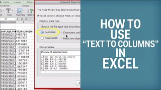 How To Use quotText To Columnsquot In Excel [upl. by Garratt657]