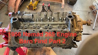 Part 2 1956 Nomad 265 Barn Find Engine [upl. by Enahpad]