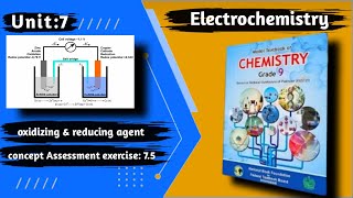 Unit 7 chem class 9th I Oxidizing and reducing Agents I Concept assessment exercise 75 [upl. by Anasxor]