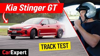 2021 Kia Stinger GT track test and performance review [upl. by Aloysius]