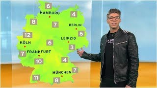 DSDS 2019 Kandidat Davin Herbrüggen wird zum Wetterfrosch bei Guten Morgen Deutschland [upl. by Yc]