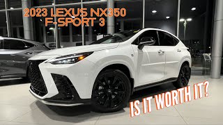 2023 LEXUS NX350 FSPORT 3 ULTRA WHITE with RED INTERIOR F3 WORTH IT [upl. by Zaslow]