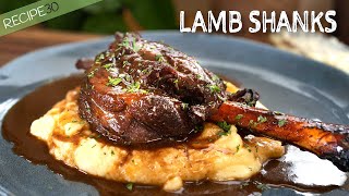 Braised Lamb Shanks with roasted garlic [upl. by Snow]