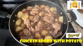 CHICKEN ADOBO WITH POTATO [upl. by Morita]