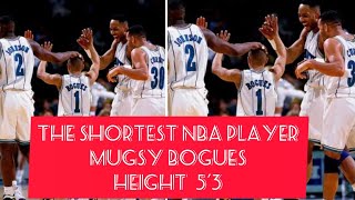 NBA Mugsy Bogues Best Career Highlights The Shortest NBA Player [upl. by Barhos106]