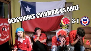 REACCIONES COLOMBIA VS CHILE 31  Eliminatorias Qatar 2022  Nos bailaron [upl. by Carlyn]