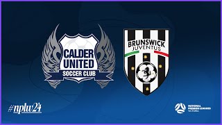 2024 NPLWVIC Round 3 Calder United SC v Brunswick Juventus FC [upl. by Akfir]