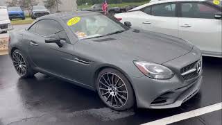 PRE OWNED 2018 Mercedes Benz SLC 300 RWD Convertible for Shayla Made with Clipchamp [upl. by Nahtam]