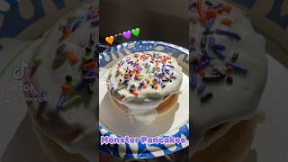 MONSTER Pancakes🎃👻 IHOP happyhalloween foodie shorts foryou fyp fypシ゚viral sweets [upl. by Ojaras]