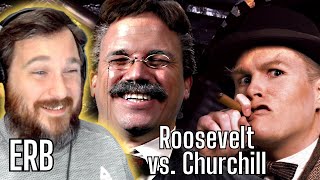 MANLY BOUT Theodore Roosevelt vs Winston Churchill Epic Rap Battles of History ERB Reaction [upl. by Okier768]