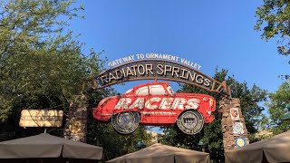 Radiator springs racers at California adventures ride pov [upl. by Norrahc989]