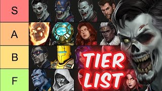 BEST Heroes TIER LIST Oct 271 Characters  Marvel Future Fight [upl. by Becki500]