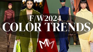 Fashion Color trends report for Fall 2024 and Winter 2025 [upl. by Kilah]