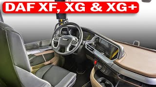 Allnew DAF XF XG amp XG Interior amp Features Explained [upl. by Eendyc729]