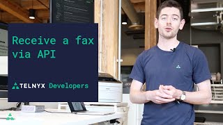 How to Receive a Fax with the Telnyx Programmable Fax API [upl. by Tnerb234]