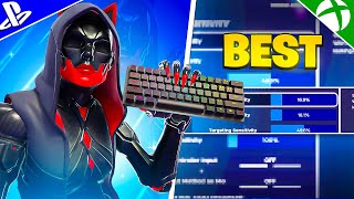 NEW Best Keyboard SETTINGS  Sensitivity In Chapter 6 Fortnite Tutorial [upl. by Ylicec472]