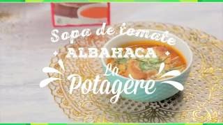 Receta sopa de tomate y albahaca [upl. by Secilu885]