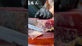 yummy food Cutting old ham and Roasted whole sheep [upl. by Ahtan]