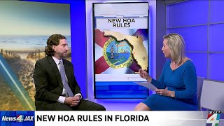 New HOA rules among Florida laws taking effect Monday [upl. by Nahtnoj891]