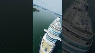 Erste Testfahrt der MS7 durch die finnischen Schären meinschiff7 dronevideo throwback 🛳️​ [upl. by Nitsrik]